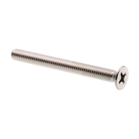 Prime-Line Machine Screw, Metric, Flat Head, Phillip Drive M4-0.7 X 40MM A2-70 Stainless Steel 10PK 9121217